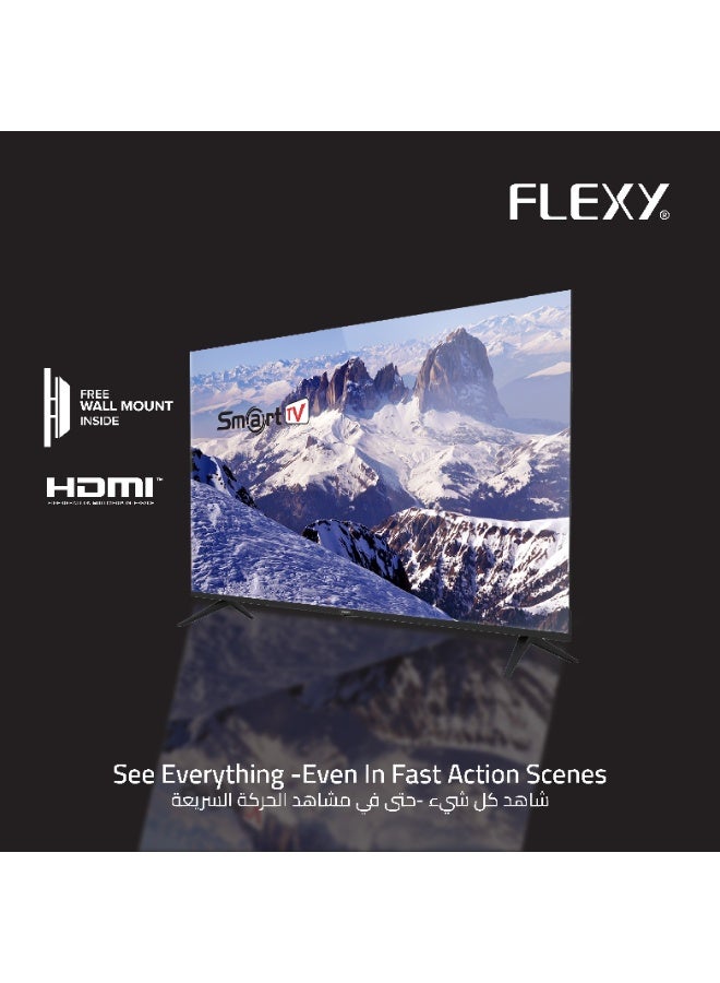 Flexy 32″ Smart LED TV HD Ready Android TV, Netflix & YouTube, Wi-Fi, HDMI & USB, 1GB RAM, 8GB ROM, Free Wall Mount, 2-Year Warranty - Image 5